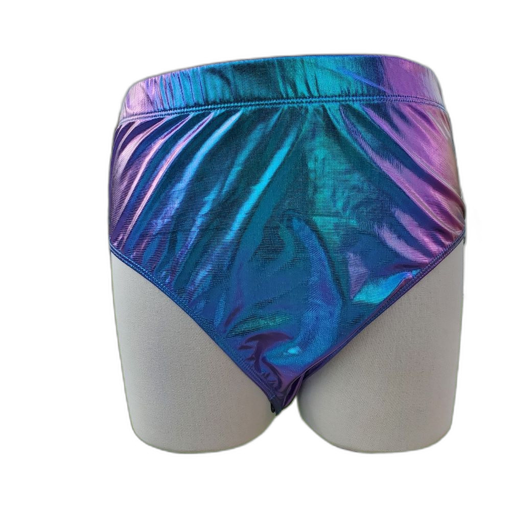 Dolls Kill Club Exx high rise rave shorts